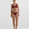 Brasilianische Bikinis mit U-Ausschnitt und Mini-Karomuster Brasilianische Bikinis mit U-Ausschnitt und Mini-Karomuster