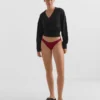 Brasilianische Bikinis mit U-Ausschnitt und Mini-Karomuster Brasilianische Bikinis mit U-Ausschnitt und Mini-Karomuster