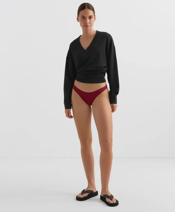 Brasilianische Bikinis mit U-Ausschnitt und Mini-Karomuster Brasilianische Bikinis mit U-Ausschnitt und Mini-Karomuster