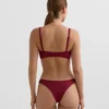 Brasilianische Bikinis mit U-Ausschnitt und Mini-Karomuster Brasilianische Bikinis mit U-Ausschnitt und Mini-Karomuster