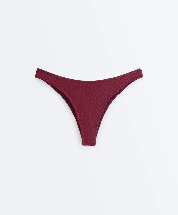 Brasilianische Bikinis mit U-Ausschnitt und Mini-Karomuster Brasilianische Bikinis mit U-Ausschnitt und Mini-Karomuster