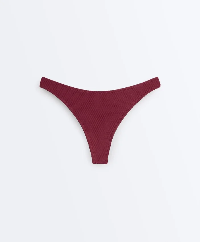 Brasilianische Bikinis mit U-Ausschnitt und Mini-Karomuster Brasilianische Bikinis mit U-Ausschnitt und Mini-Karomuster