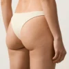 Brasilianischer Bikini-Slip mit U-Ausschnitt und Crinkle-Effekt Brasilianischer Bikini-Slip mit U-Ausschnitt und Crinkle-Effekt