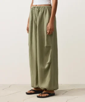 Cargo-Bloomer-Hose aus 100 % Leinen