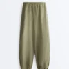 Cargo-Bloomer-Hose aus 100 % Leinen Cargo-Bloomer-Hose aus 100 % Leinen