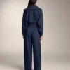 Cocoon-Hose mit Seitenfalte und gebürstetem Modal Cocoon-Hose mit Seitenfalte und gebürstetem Modal