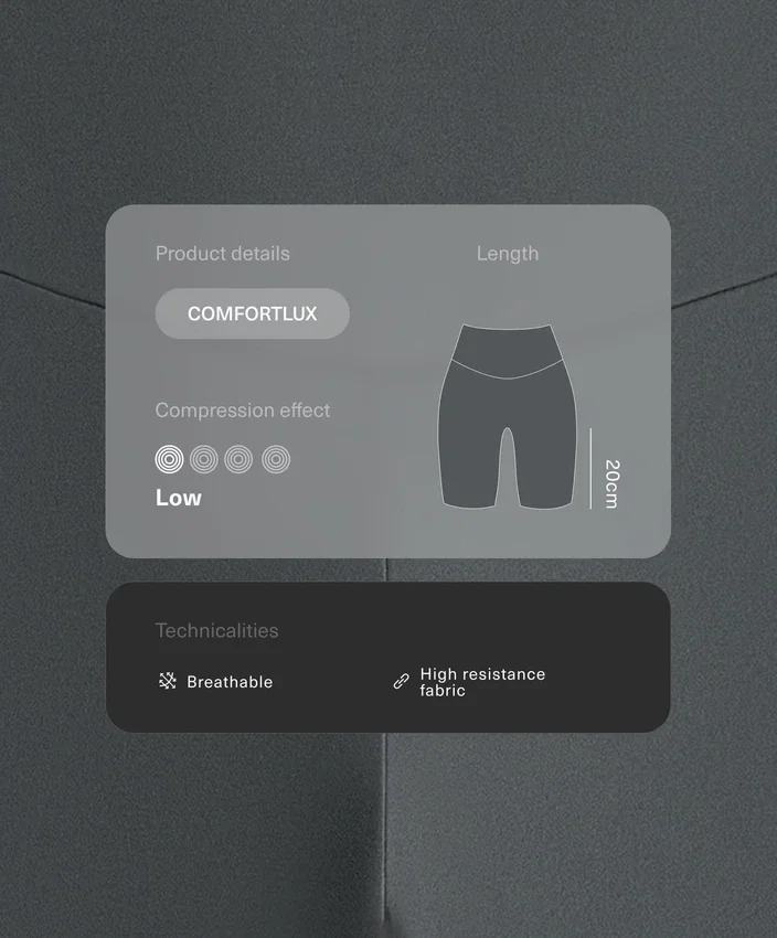 Comfortlux Biker-Leggings mit hoher Taille (20 cm) Comfortlux Biker-Leggings mit hoher Taille (20 cm)