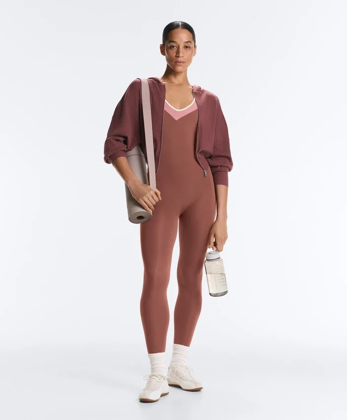 Comfortlux Block Long Jumpsuit Comfortlux Block Long Jumpsuit
