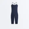 Comfortlux Capri-Jumpsuit mit gekreuzten Trägern am Rücken Comfortlux Capri-Jumpsuit mit gekreuzten Trägern am Rücken