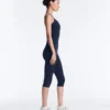 Comfortlux Capri-Jumpsuit mit gekreuzten Trägern am Rücken Comfortlux Capri-Jumpsuit mit gekreuzten Trägern am Rücken