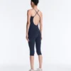 Comfortlux Capri-Jumpsuit mit gekreuzten Trägern am Rücken Comfortlux Capri-Jumpsuit mit gekreuzten Trägern am Rücken