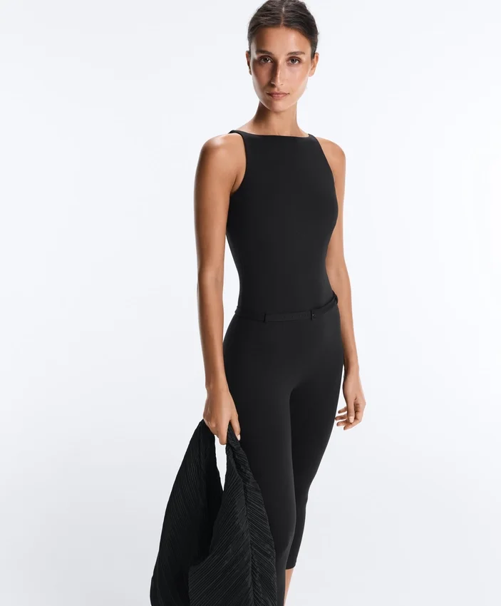 Comfortlux Capri-Jumpsuit mit Gürtel Comfortlux Capri-Jumpsuit mit Gürtel