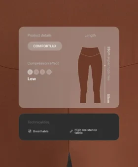 comfortlux capri leggings mit extra hoher taille 50 cm 2 280x338 - Comfortlux Capri-Leggings mit extra hoher Taille (50 cm)