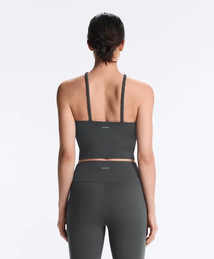 Comfortlux geflochtenes Neckholder-Top Comfortlux geflochtenes Neckholder-Top