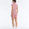 Comfortlux Gestreifter kurzer Jumpsuit aus Shorts