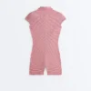 Comfortlux Gestreifter kurzer Jumpsuit aus Shorts
