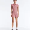 Comfortlux Gestreifter kurzer Jumpsuit aus Shorts
