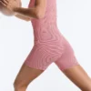 Comfortlux Gestreifter kurzer Jumpsuit aus Shorts