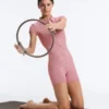 Comfortlux Gestreifter kurzer Jumpsuit aus Shorts
