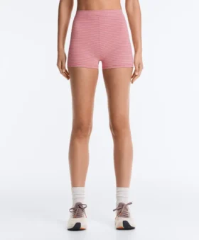 Comfortlux High-Rise Hotpants mit Streifenmuster (5 cm)
