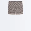 Comfortlux High-Rise Hotpants mit Streifenmuster (5 cm) Comfortlux High-Rise Hotpants mit Streifenmuster (5 cm)