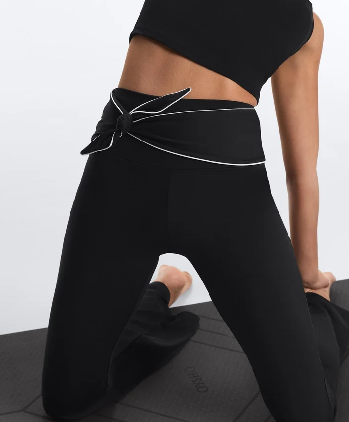 Comfortlux Hoch taillierte Schlaghose mit Schleife Comfortlux Hoch taillierte Schlaghose mit Schleife