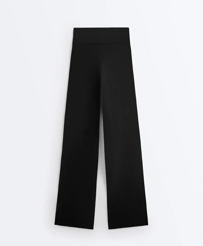 Comfortlux-Hose mit geradem Bein und hoher Taille Comfortlux-Hose mit geradem Bein und hoher Taille