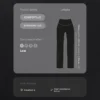 Comfortlux-Hose mit geradem Bein und hoher Taille Comfortlux-Hose mit geradem Bein und hoher Taille