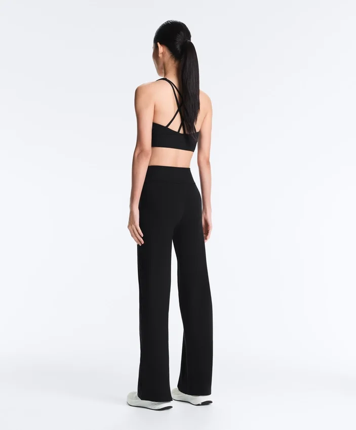 Comfortlux-Hose mit geradem Bein und hoher Taille Comfortlux-Hose mit geradem Bein und hoher Taille