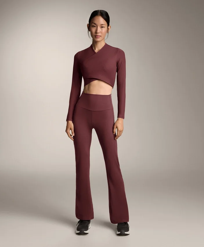 Comfortlux-Hose mit hohem Bund und ausgestelltem Bein Comfortlux-Hose mit hohem Bund und ausgestelltem Bein