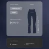 Comfortlux-Hose mit hohem Bund und ausgestelltem Bein Comfortlux-Hose mit hohem Bund und ausgestelltem Bein