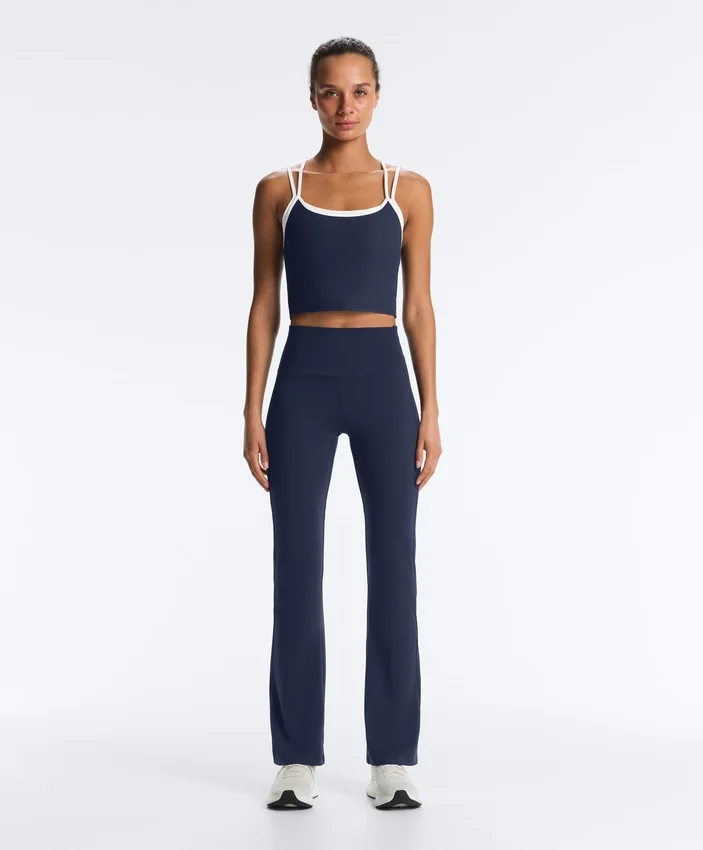 Comfortlux-Hose mit hohem Bund und ausgestelltem Bein Comfortlux-Hose mit hohem Bund und ausgestelltem Bein