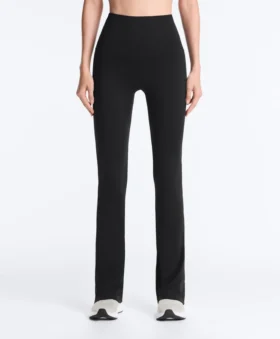 Comfortlux-Hose mit hoher Taille und ausgestelltem Bein