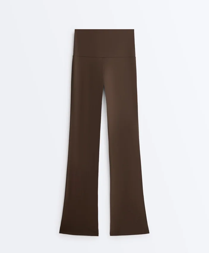 Comfortlux-Hose mit hoher Taille und ausgestelltem Bein Comfortlux-Hose mit hoher Taille und ausgestelltem Bein