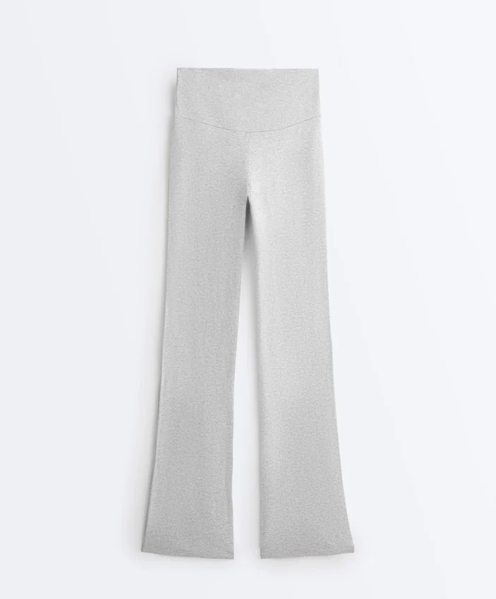 Comfortlux-Hose mit hoher Taille und ausgestelltem Bein Comfortlux-Hose mit hoher Taille und ausgestelltem Bein
