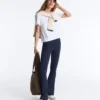 Comfortlux-Hose mit hoher Taille und ausgestelltem Bein Comfortlux-Hose mit hoher Taille und ausgestelltem Bein