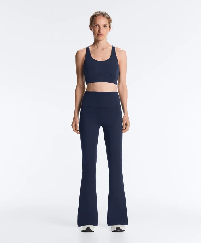 Comfortlux-Hose mit hoher Taille und ausgestelltem Bein Comfortlux-Hose mit hoher Taille und ausgestelltem Bein