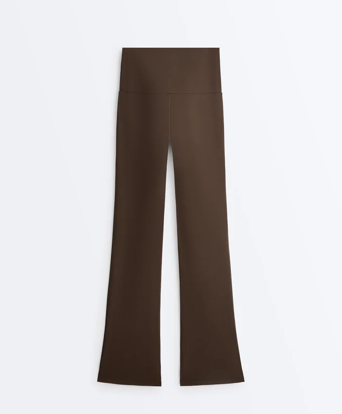 Comfortlux-Hose mit hoher Taille und ausgestelltem Bein Comfortlux-Hose mit hoher Taille und ausgestelltem Bein