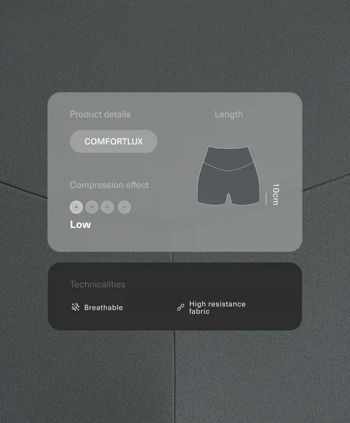 Comfortlux Hotpants mit hoher Taille (10 cm) Comfortlux Hotpants mit hoher Taille (10 cm)