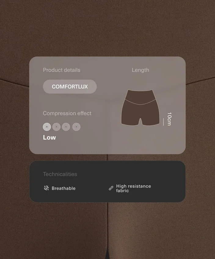 Comfortlux Hotpants mit hoher Taille (10 cm) Comfortlux Hotpants mit hoher Taille (10 cm)