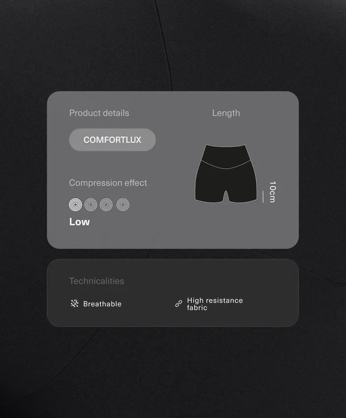 Comfortlux Hotpants mit hoher Taille (10 cm) Comfortlux Hotpants mit hoher Taille (10 cm)