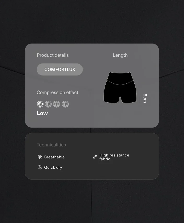 Comfortlux Hotpants mit hoher Taille (5 cm) Comfortlux Hotpants mit hoher Taille (5 cm)