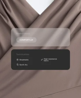 Comfortlux Kurzer Jumpsuit mit gekreuzten Trägern