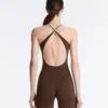 Comfortlux Kurzer Jumpsuit mit Kontrast