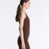 Comfortlux Kurzer Jumpsuit mit Kontrast