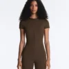 Comfortlux Kurzer Jumpsuit mit Reissverschluss