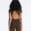 Comfortlux Kurzer Jumpsuit mit Reissverschluss