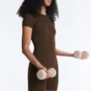 Comfortlux Kurzer Jumpsuit mit Reissverschluss