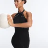 Comfortlux langer Jumpsuit mit Bindeband Comfortlux langer Jumpsuit mit Bindeband
