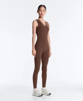Comfortlux langer Jumpsuit mit Falten